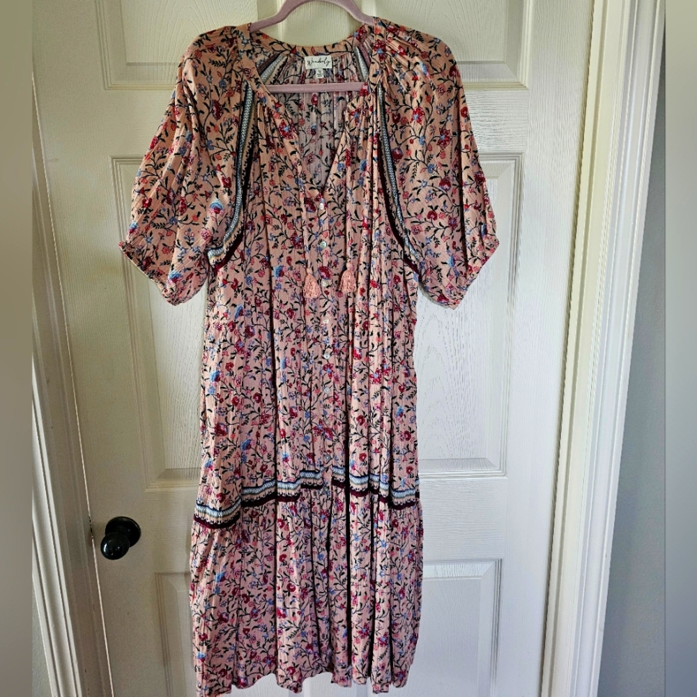Floral print dress